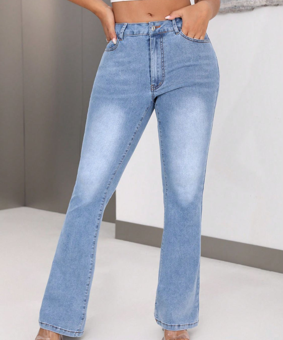 Bootcut Jeans with Pockets