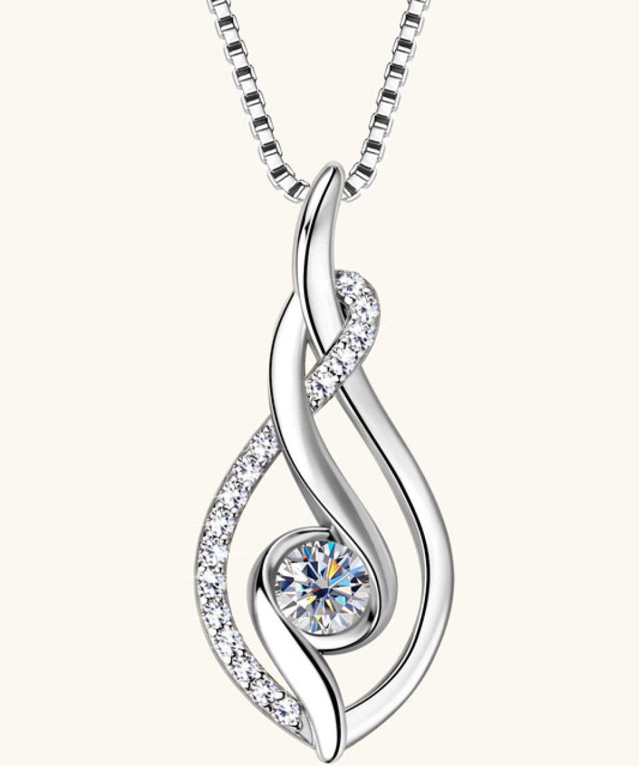 Moissanite 925 Sterling Silver Necklace